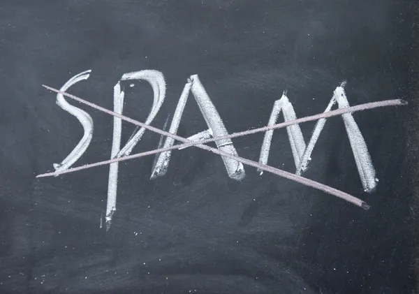 Nessun segno di spam — Foto Stock