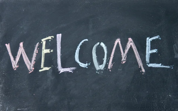 Welcome sign — Stock Photo, Image