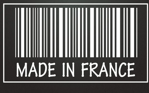 Vyrobeno ve francouzském štítku — Stock fotografie