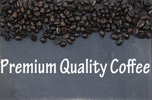 Premium quality coffee sign — Stock Photo, Image