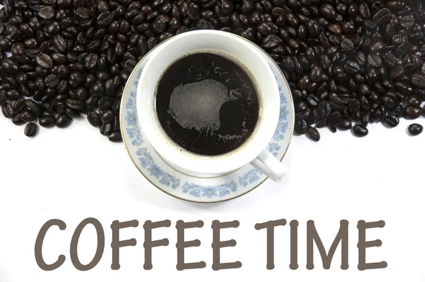 커피 시간 기호 — 스톡 사진