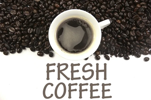 Fresh coffee sign — Stock Photo, Image