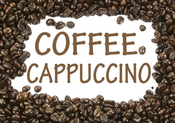 Кофе капучино знак — стоковое фото