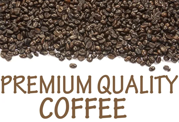 Premium kvalitet kaffe tecken — Stockfoto