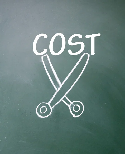 Cut cost symbol — Stock Photo, Image