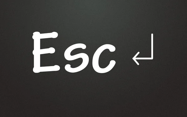 ESC-szimbólum — Stock Fotó