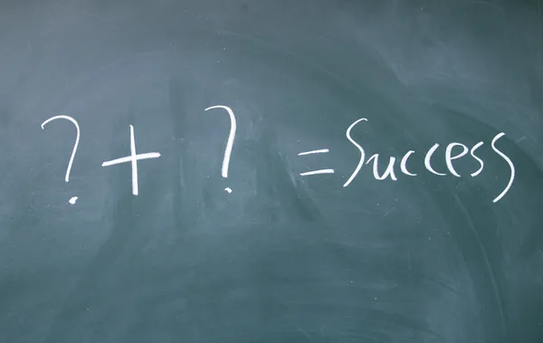 Formula for success — Stock Photo, Image