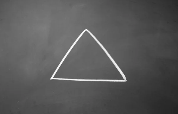 Трикутник символ — стокове фото