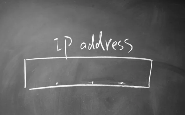 Símbolo de dirección ip —  Fotos de Stock