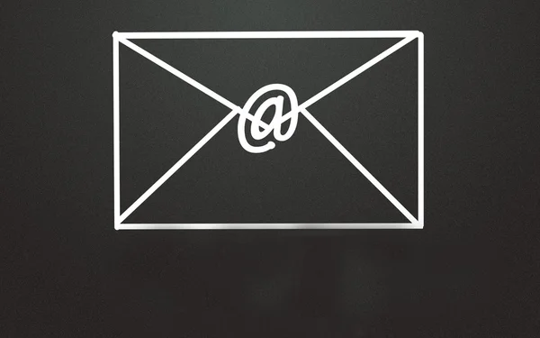 Símbolo de correio electrónico — Fotografia de Stock