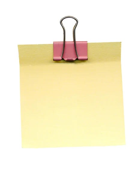 Blank paper note — Stock Photo, Image