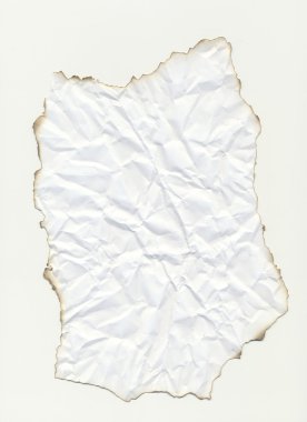 yanmış kağıt Not