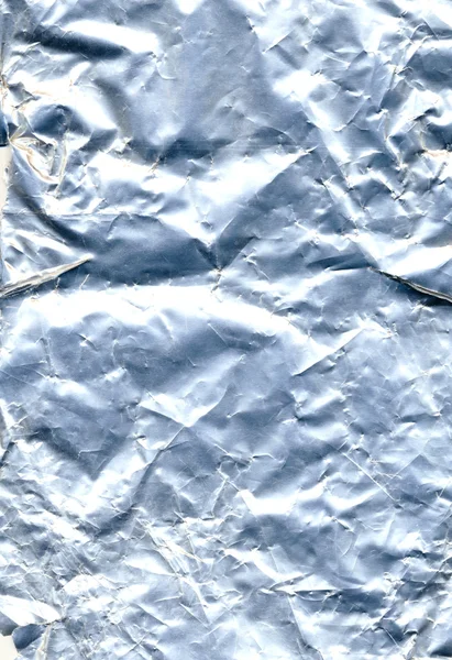 Aluminium papper påse bakgrund — Stockfoto