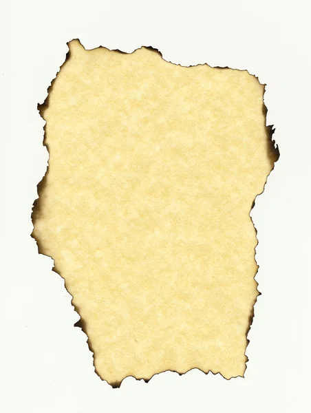 Burnt yellow paper — Stock Photo, Image