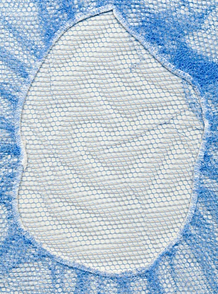 Blue plastic mesh — Stock Photo, Image