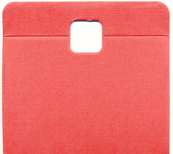 Carton d'emballage rouge — Photo
