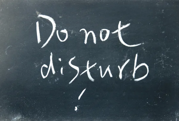 Do not disturb sign — Stock Photo, Image