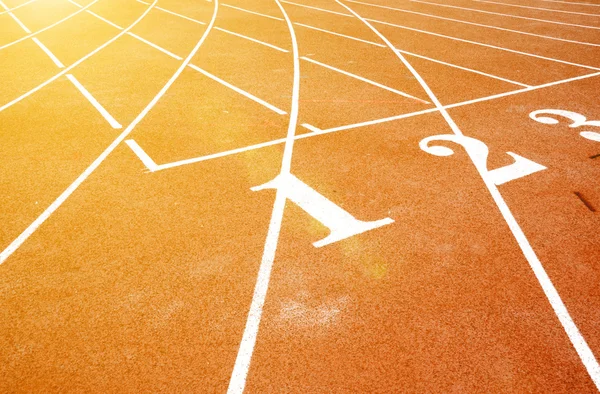 Pista de atletismo — Foto de Stock