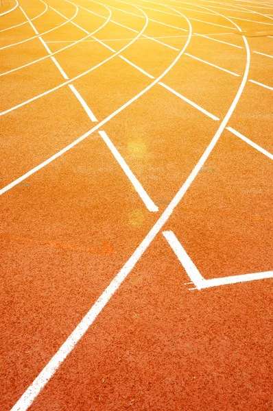 Pista de atletismo — Fotografia de Stock