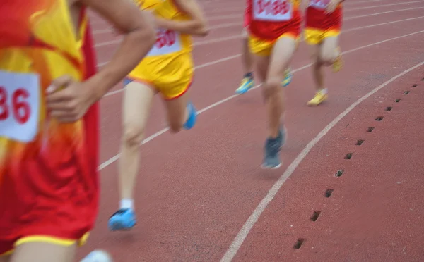 Şehirlerarası çalışan sportman — Stok fotoğraf