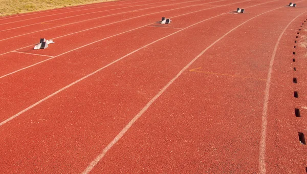 Pista de atletismo — Fotografia de Stock