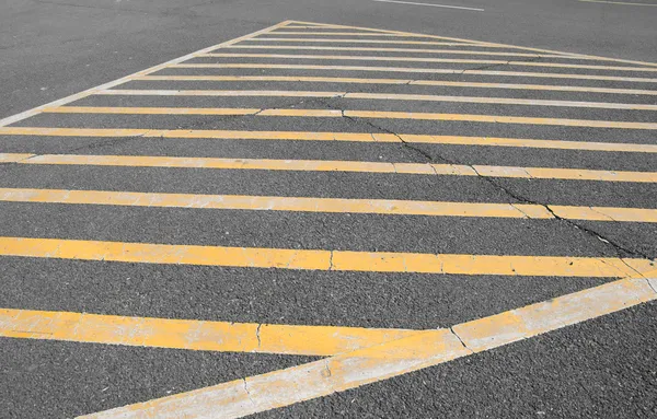 Estrada nenhuma área de estacionamento — Fotografia de Stock