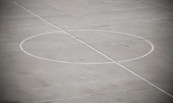 Outdoor Basketball Court — Stock Photo, Image