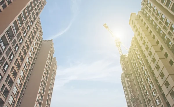 Apartment building site — Stock Photo, Image