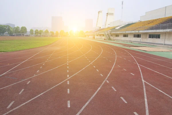 Pista de atletismo — Fotografia de Stock