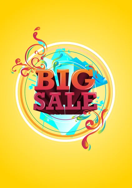 Big sale promo department store — Stock Vector