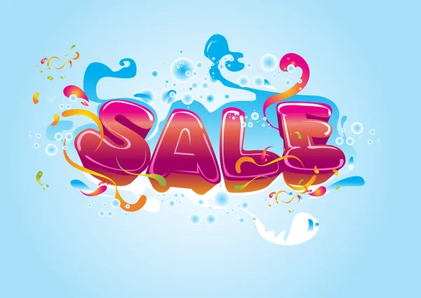 Sale promo vector and background — Stock Vector