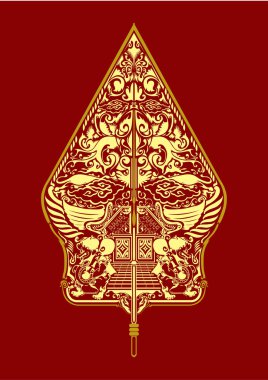 desen gunungan wayang Cava Endonezya