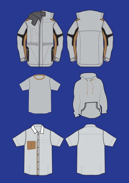 Diseño de chaqueta vectorial — Archivo Imágenes Vectoriales