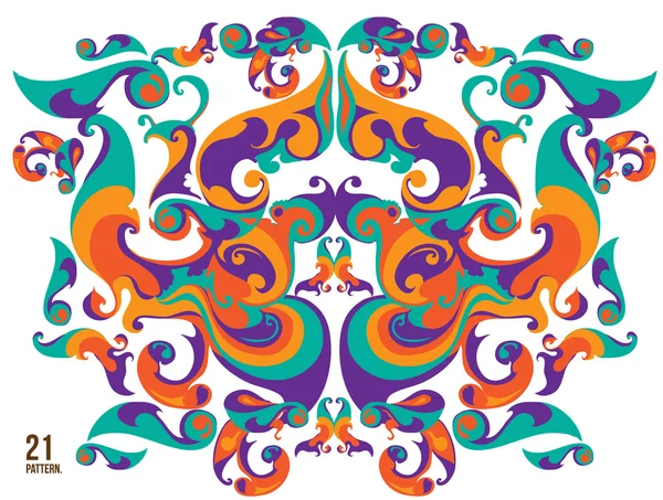 Modèle de papier peint coloré — Image vectorielle