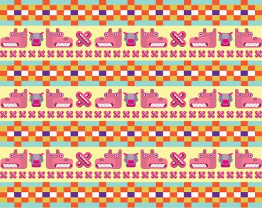 Modern batik desen arka plan