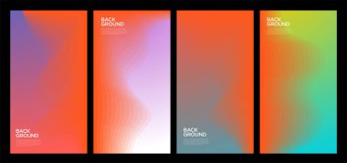 Yaz koleksiyonları için vektör renkli sıvı ve akışkan arkaplan