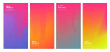 Yaz koleksiyonları için vektör renkli sıvı ve akışkan arkaplan