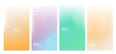 Yaz koleksiyonları için vektör renkli sıvı ve akışkan arkaplan