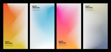 Yaz koleksiyonları için vektör renkli sıvı ve akışkan arkaplan