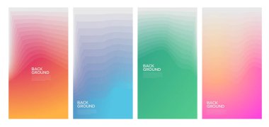 Yaz koleksiyonları için vektör renkli sıvı ve akışkan arkaplan