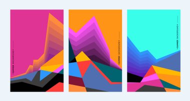 Renkli soyut düzen, Üç Tür yaratıcı arkaplan