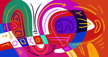 Soyut eğri şekilli web pankartı, kopyalama alanı için parlak arkaplan 