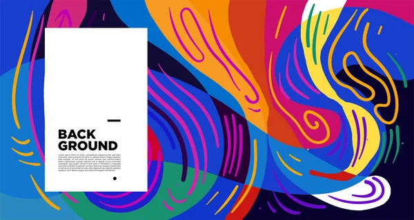 Soyut şekiller, geometrik çizgileri olan gradyan dalgalar, kopyalama alanı için renkli soyut ve parlak arkaplan 