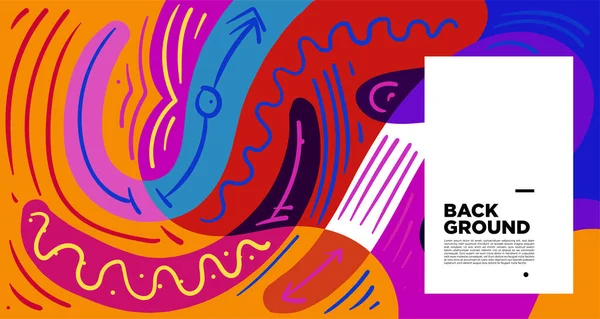 Soyut eğri şekilli web pankartı, kopyalama alanı için parlak arkaplan 
