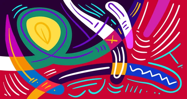 Dinamik eğri şekilleri, kopyalama alanı için parlak arkaplan 