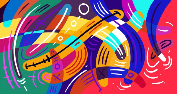 Dinamik eğri şekilleri, kopyalama alanı için parlak arkaplan 