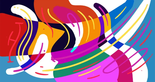 Soyut akışkan geometrik şekiller. Endonezya desen arkaplanı