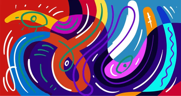 Parlak kıvrımlı şekiller. Kopya alanı için Endonezya desen arkaplanı