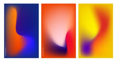 Çerçevelerdeki renkli soyut sanat, üç çizgili, kopyalama alanı için pankart