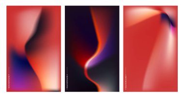 Grafik üçlemesi, çerçeve içindeki soyut şekiller, kopyalama alanı için pankart şablonu